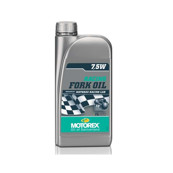 Huile de fourche Motorex Racing Fork Oil 7.5W 1 litre