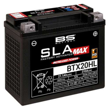 Batterie BS BTX20HL SLA MAX (YB18L-A)