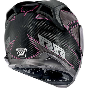 Casque moto Icon AIRFRAME CARBON RR PINK taille S