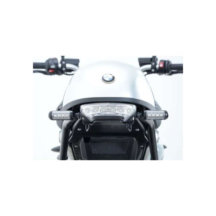 Support de plaque R&G (LP0160BK) BMW R NINE T avec boucle arrière