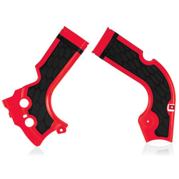 Protections cadre Acerbis X-GRIP Rouge Honda CRF 250/450 13-17