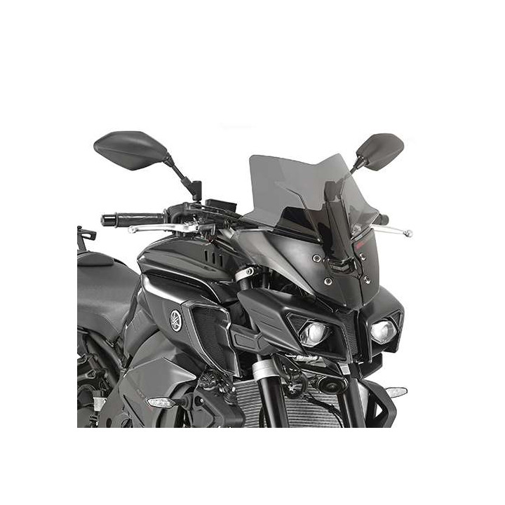 Bulle sport noire Givi (D2129B) Yamaha MT-10