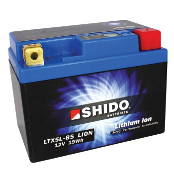 Batterie Lithium Shido LTX5L-BS - YTX5L-BS