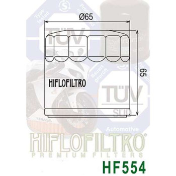 Filtre à huile Hiflofiltro HF554
