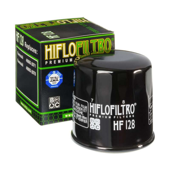 Filtre à huile Hiflofiltro HF128 Kawasaki 