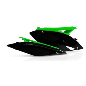 Plaques latérales noir/vert Acerbis Kawasaki KX-F250 (0013137.325)