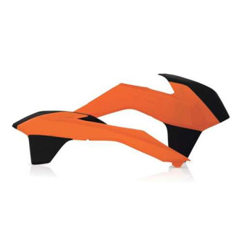 Ouies de radiateur noir/orange Acerbis KTM EXC125 (0016871.209.016)