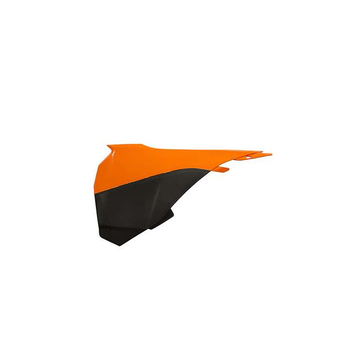 Cache boîte à air gauche noir/orange Acerbis KTM SX85 (0016898.209)