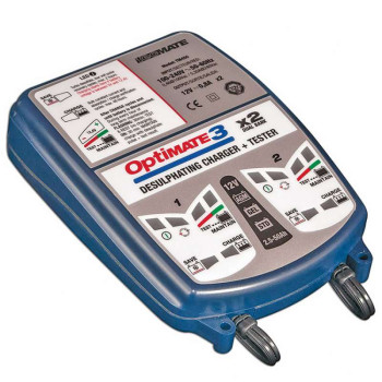 Chargeur de batterie Tecmate OPTIMATE 3x2 12V 2-50Ah