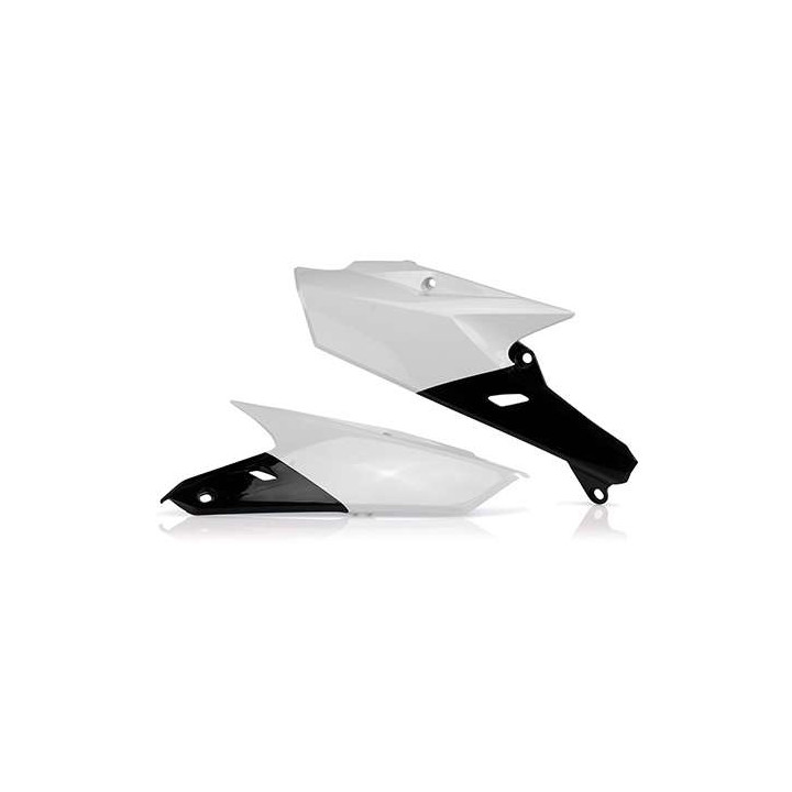 Plaques latérales noir/blanc Acerbis Yamaha YZF250 (0017558.237)