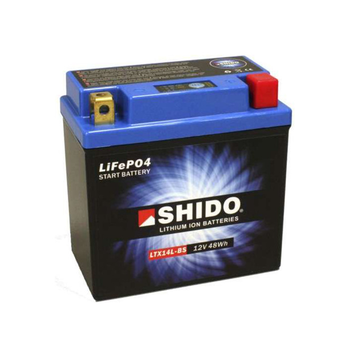 Batterie Lithium Shido LTX14L-BS - YTX14L-BS