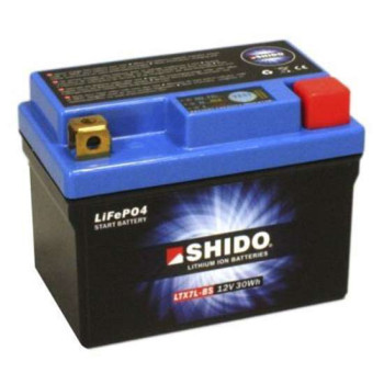 Batterie Lithium Shido LTX7L-BS - YTX7L-BS