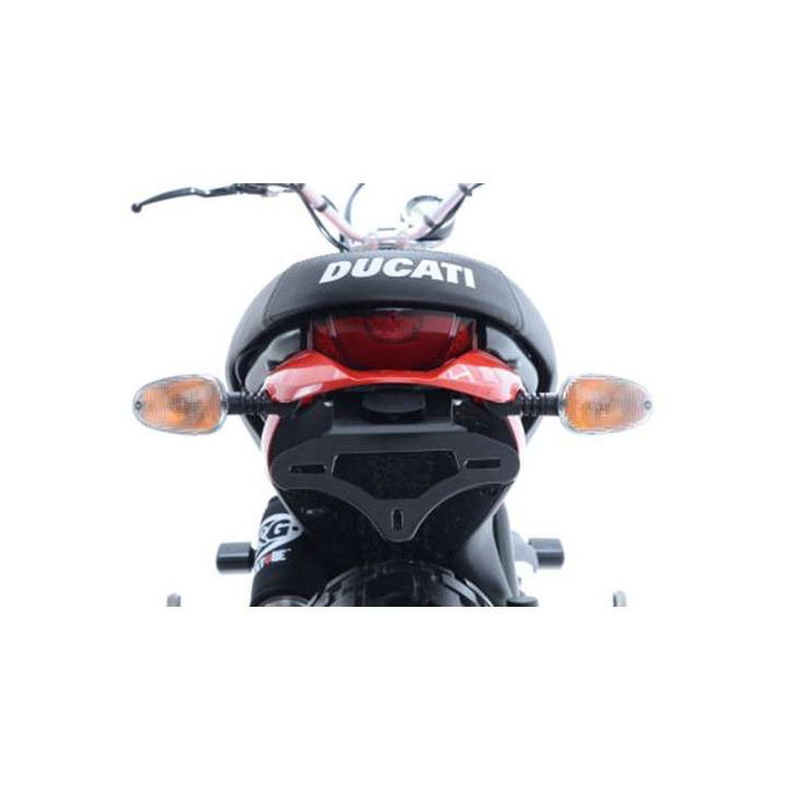 Support de plaque R&G (LP0177BK) Ducati Scrambler Icon