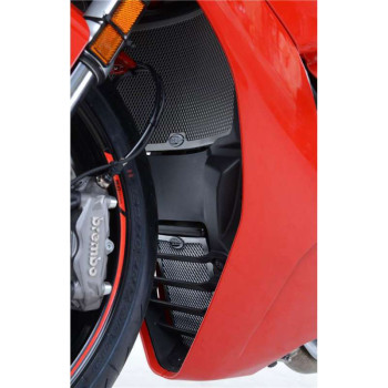 Protection de radiateur d'huile R&G (OCG0031BK) noir Ducati Supersport