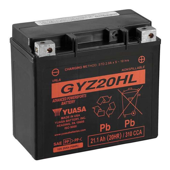 Batterie Yuasa GYZ20HL GEL