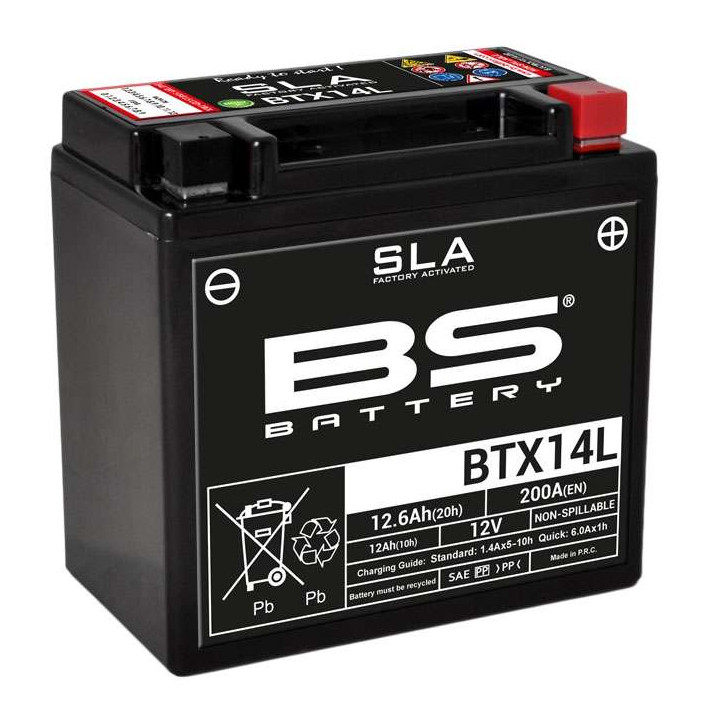 Batterie BS BTX14L SLA (YTX14L)