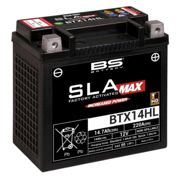 Batterie BS BTX14HL SLA MAX (YTX14L)