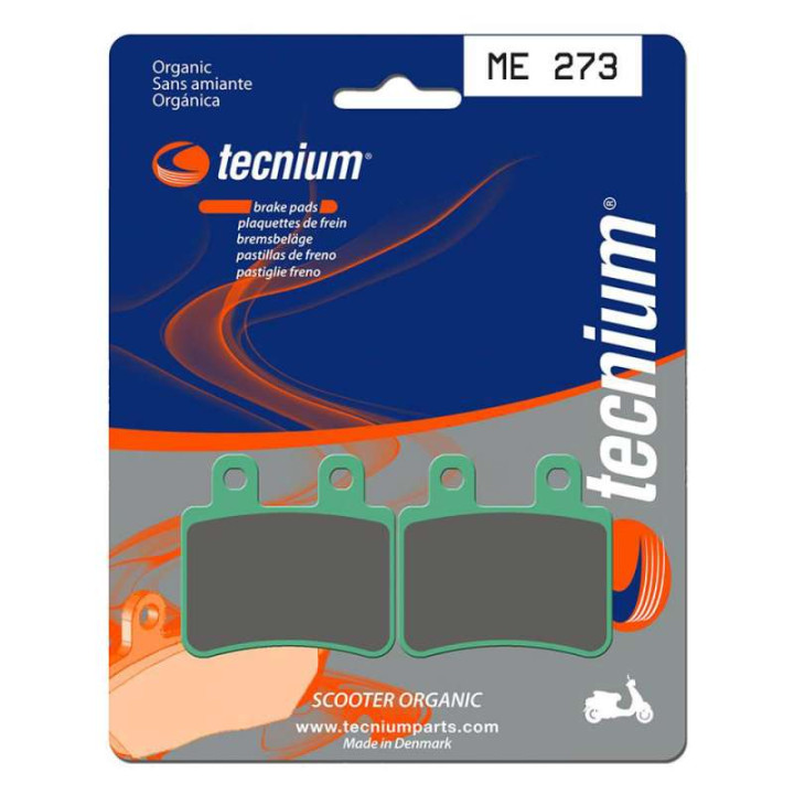 Plaquettes de frein organique Tecnium ME273