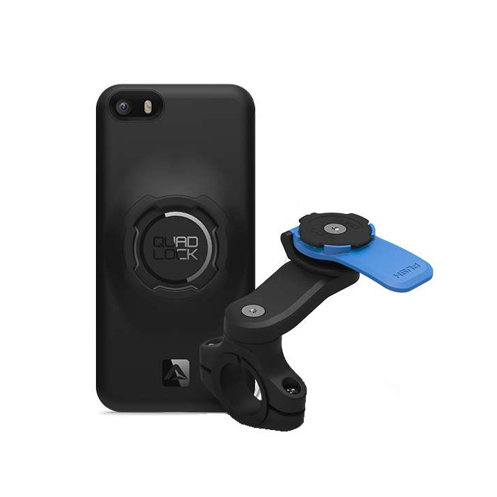 Pack Quad Lock Handlebar Mount + coque iPhone 5 / 5s / SE
