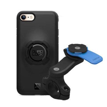 Pack Quad Lock Handlebar Mount + coque iPhone 7 / 8