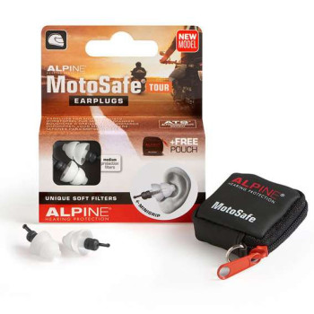 Bouchons d'oreille Alpine MotoSafe Tour +Mini Grip