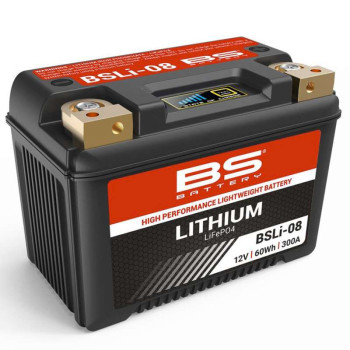 Batterie Lithium BS BSLI-08 - YTX14L/YB16L/YB18L