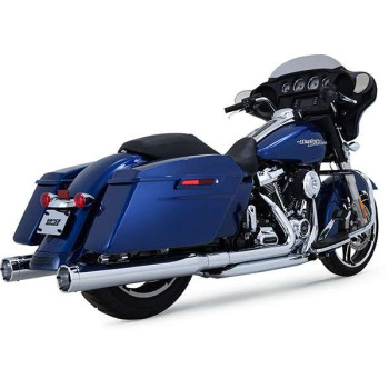 Silencieux Vance & Hines MONSTER CHROME (16780) Harley TOURING 17-