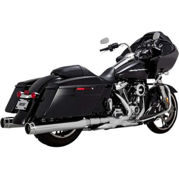 Silencieux Vance & Hines TORQUER 450 CHROME (16674) Harley TOURING 17-