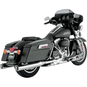 Silencieux Vance & Hines MONSTER CHROME (16773) Harley TOURING 95-16