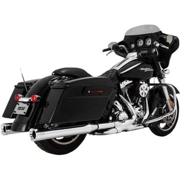 Silencieux Vance & Hines ELIMINATOR 400 CHROME (16703) Harley TOURING 95-16