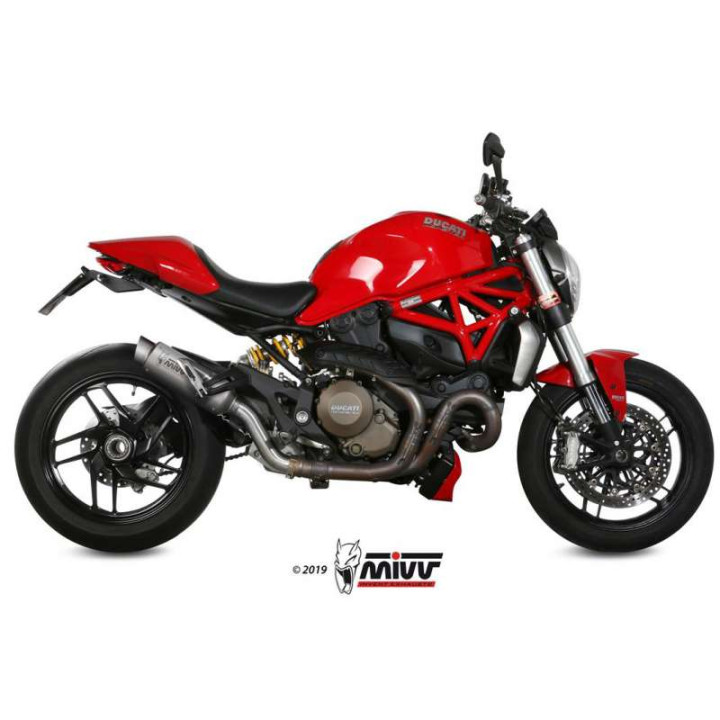Silencieux Mivv GP PRO Titane (D.030.L6P) Ducati MONSTER 1200 14-16