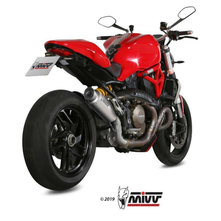 Silencieux Mivv GP PRO Titane (D.030.L6P) Ducati MONSTER 1200 14-16