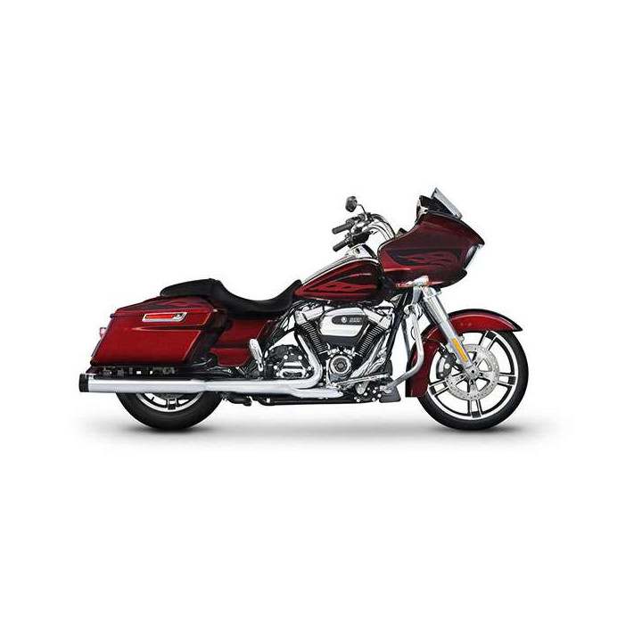 Silencieux Rinehart 4'' DUALS CHROME (500-0106) Harley TOURING 17-