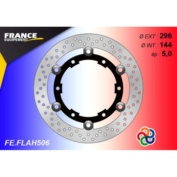Disque de frein flottant France Equipement FE.FLAH506