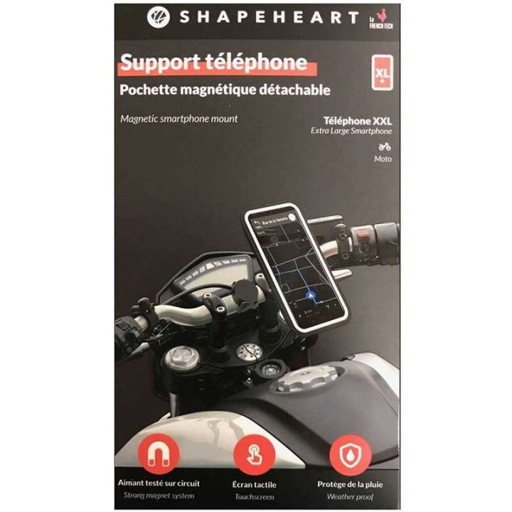 Housse étanche smartphone + fixation MOTO Shapeheart