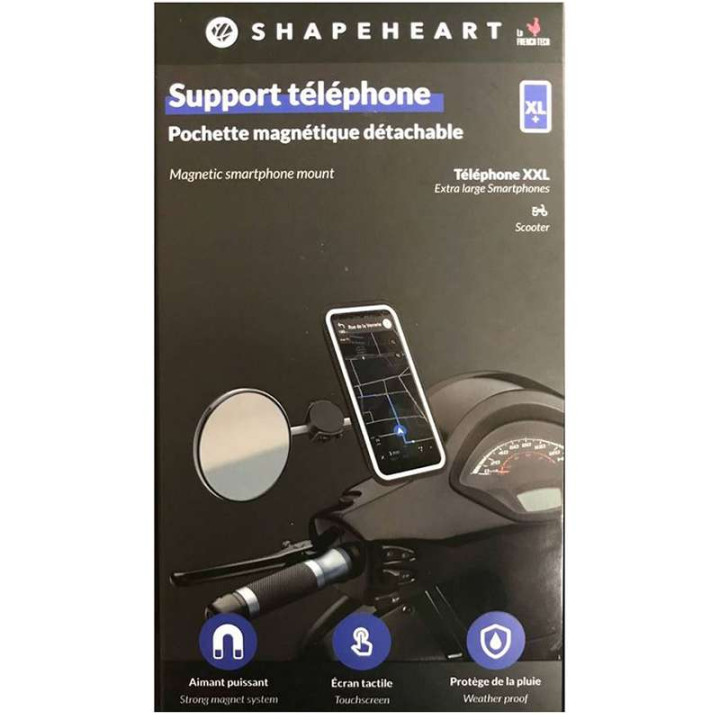 Housse étanche smartphone + fixation SCOOTER Shapeheart - IXTEM MOTO