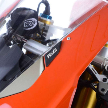 Cache-orifices de rétroviseurs R&G (MBP0032BK) Ducati PANIGALE V4
