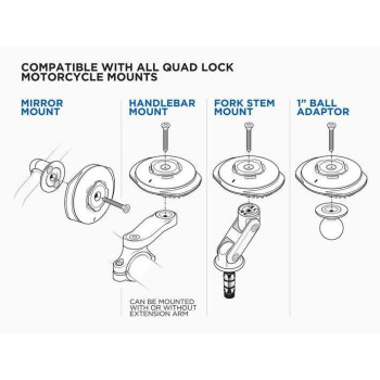 Chargeur à induction Quad Lock