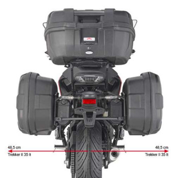 Support valises Givi MONOKEY (PL2148) Yamaha MT-07 TRACER 20-