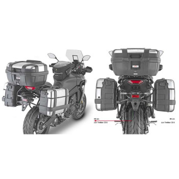 Support valises Givi MONOKEY (PLO2159MK) Yamaha TRACER 9
