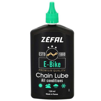 Lubrifiant chaîne vélo Zéfal spécial VAE/E-Bike 120 ml