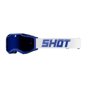 Masque moto cross Shot IRIS 2.0 SOLID BLUE MATT