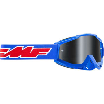 Masque moto cross FMF VISION POWERBOMB SAND ROCKET BLUE