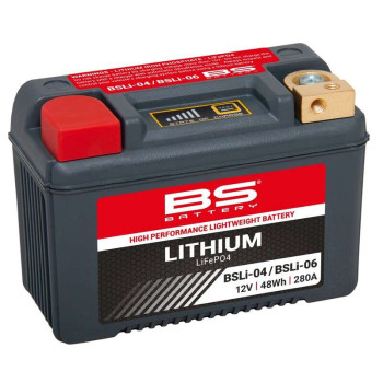Batterie Lithium BS BSLI-04/06 - YTZ10S/YTZ12S/YTX14AH/YTZ14S