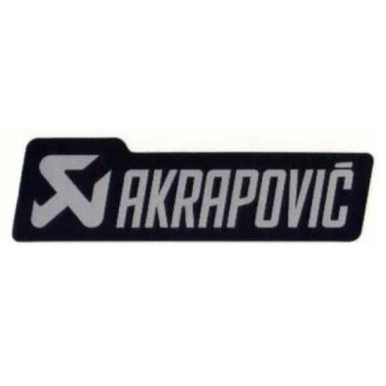 Autocollant Akrapovic BLACK 150x42MM