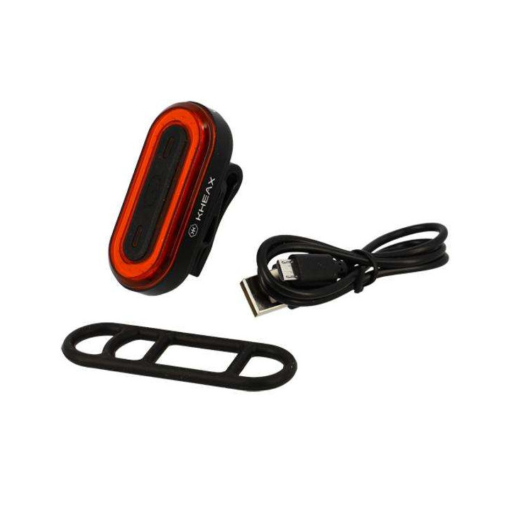 Eclairage arrière Vélo KHEAX TUBAN (USB)