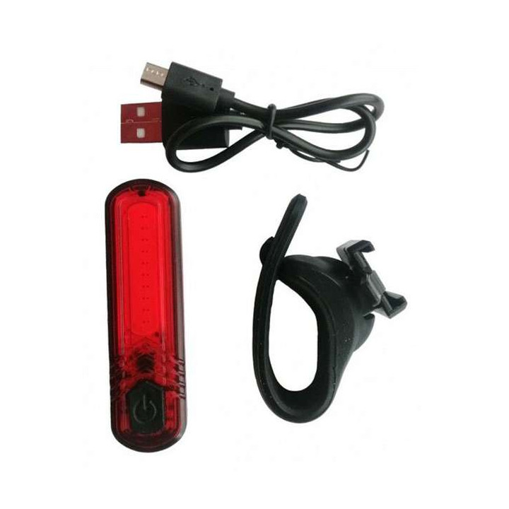 Eclairage arrière Vélo V-BIKE Led cob 30 lm (USB)
