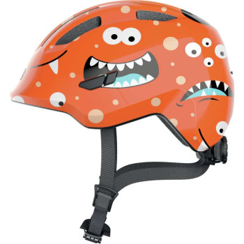 Casque vélo enfant ABUS SMILEY 3.0 Orange Monster