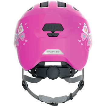 Casque vélo enfant ABUS SMILEY 3.0 Pink Butterfly