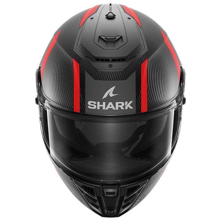 Casque moto Shark SPARTAN RS CARBON MAT Noir/Rouge